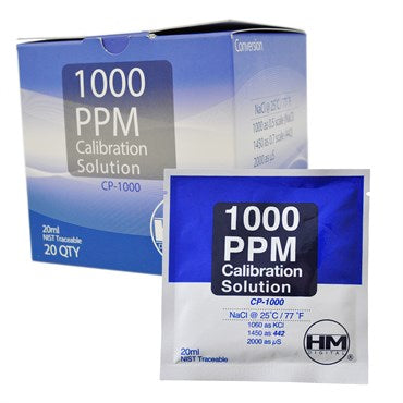 HM Digital Dilution Solutions™ EC Calibration Solution 1pk