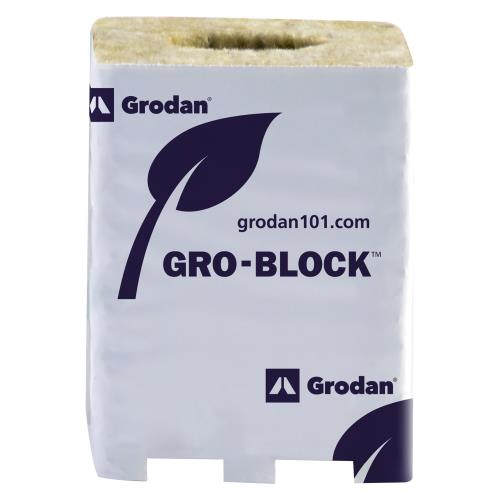 Grodan Improved 5.6 Block, 3Inches x 3Inches x 4Inches, on strip