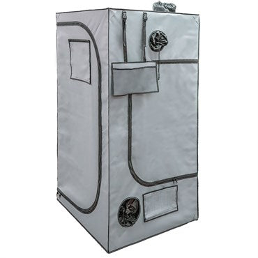 Hort2O™ Grow Tent - 3ft x 3ft x 5ft 11in - Metal Frame with Durable Fabric - Multiple Access Points - Large Opening