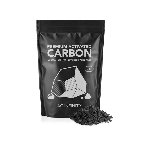 AC-Infinity Activated Carbon Refill, 1200+ IAV Australian Charcoal, 8 lb.