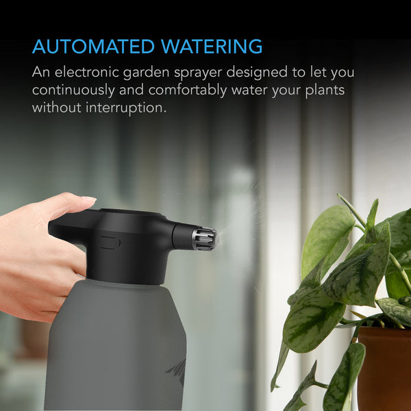 AC-Infinty Automatic Water Sprayer, 2-Liter Electric Mister, Graphite