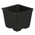 Gro Pro® Black Square Pots - Blow-Molded