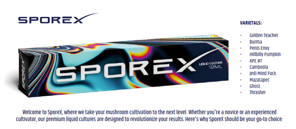 Sporex Liquid Culture 10ML - Mazatapec