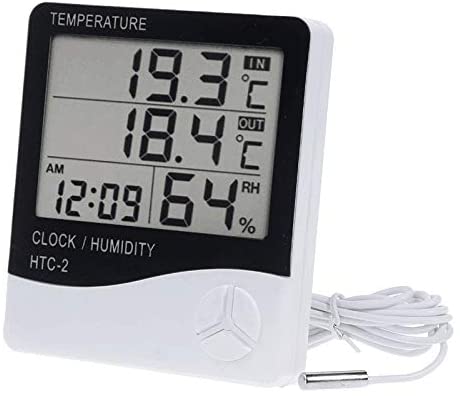 HTC-2 Digital LCD Temperature Humidity Hygrometer 1.5m Probe Cord