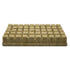 Rock wool plug soilless culture matrix agricultural cutting seedling block 25*25*40MM - 50Ct